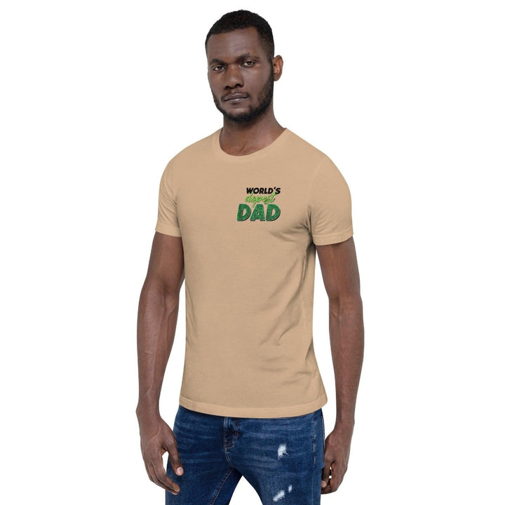 World's dopest Dad Graphic Tee - Heather Prism Mint - S - ArtyKoala