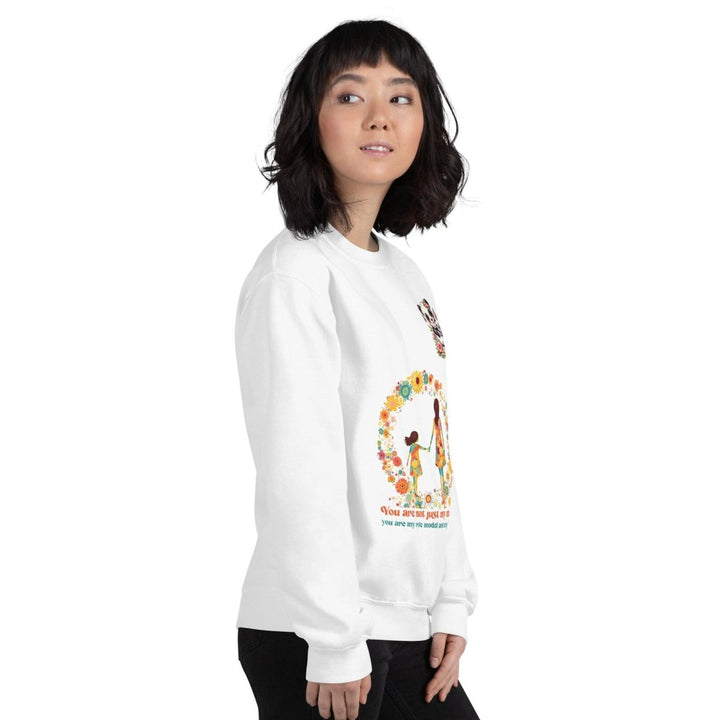 You Are Not Just My Mom Graphic Sweatshirt - White - S - ArtyKoala