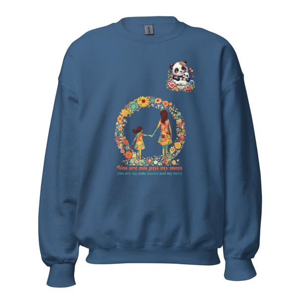 You Are Not Just My Mom Graphic Sweatshirt - Indigo Blue - S - ArtyKoala
