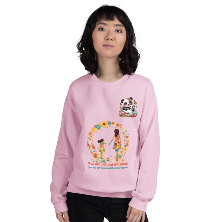 You Are Not Just My Mom Graphic Sweatshirt - Light Pink - S - ArtyKoala