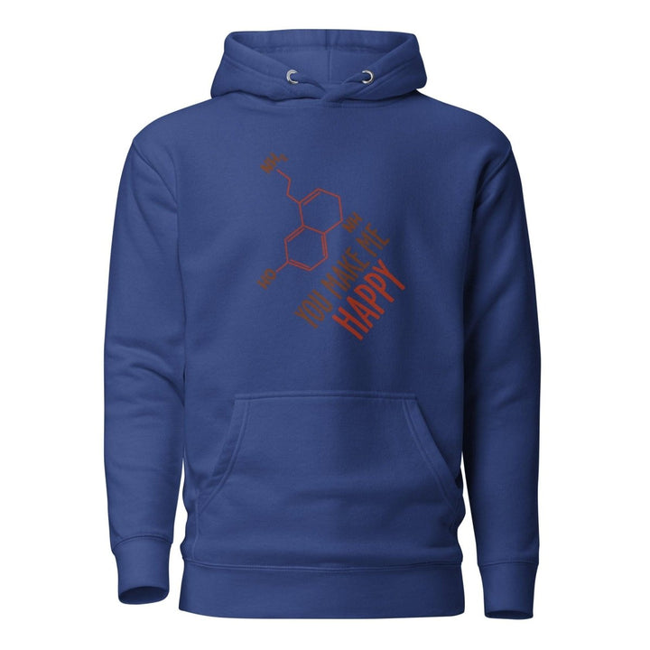 You Make Me Happy!! Graphic Hoodie - Team Royal - S - ArtyKoala