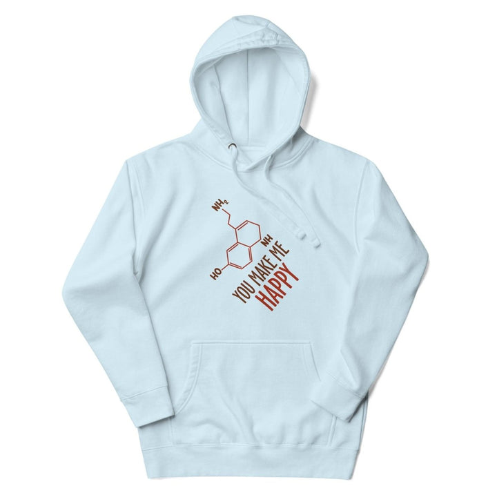 You Make Me Happy!! Graphic Hoodie - Carbon Grey - S - ArtyKoala