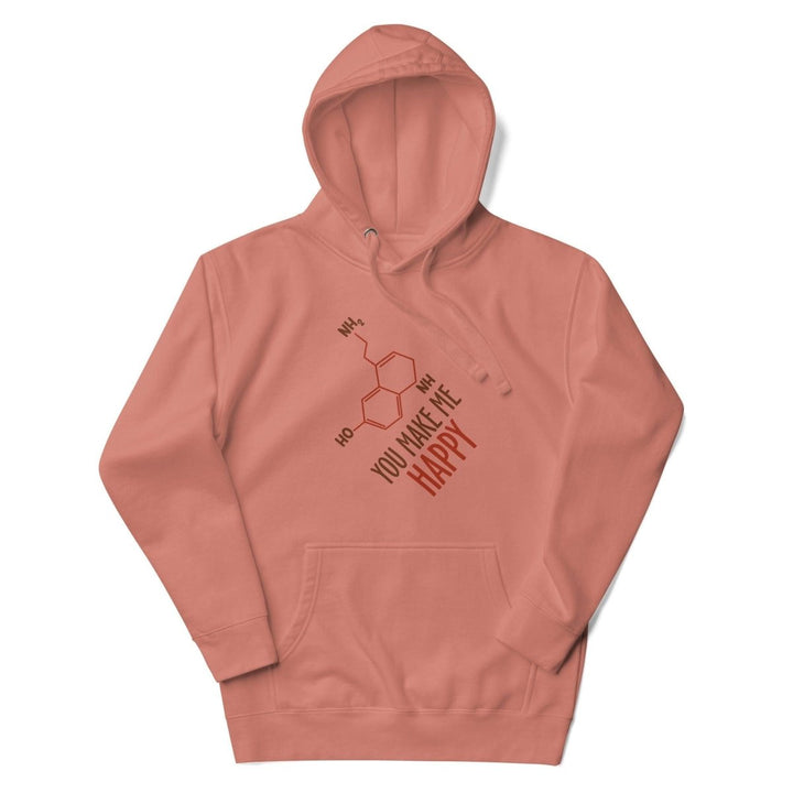 You Make Me Happy!! Graphic Hoodie - Carbon Grey - S - ArtyKoala