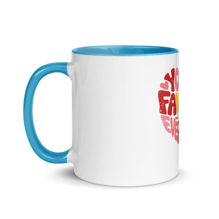 You’re My Favorite Colorful Print Mug - Red - 11 oz - ArtyKoala