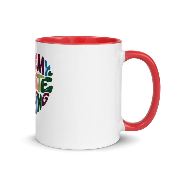 You’re My Favorite Colorful Print Mug - Red - 11 oz - ArtyKoala