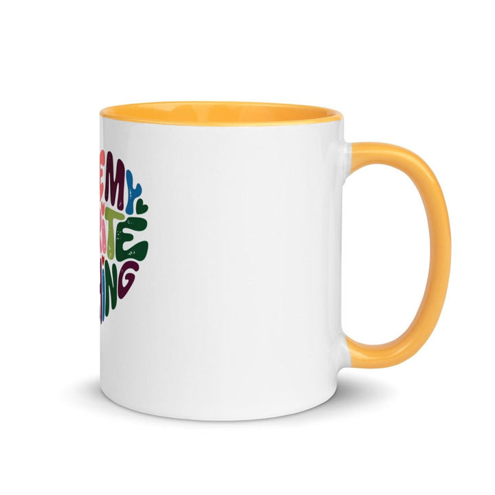 You’re My Favorite Colorful Print Mug - Golden Yellow - 11 oz - ArtyKoala