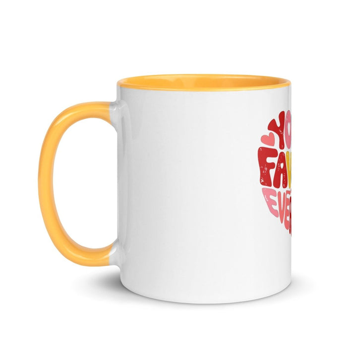 You’re My Favorite Colorful Print Mug - Orange - 11 oz - ArtyKoala