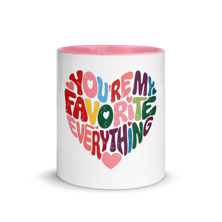 You’re My Favorite Colorful Print Mug - Black - 11 oz - ArtyKoala